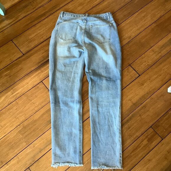 Shein Patchwork Boho Jeans 👖🌻🌺🌸 - Picture 6 of 7